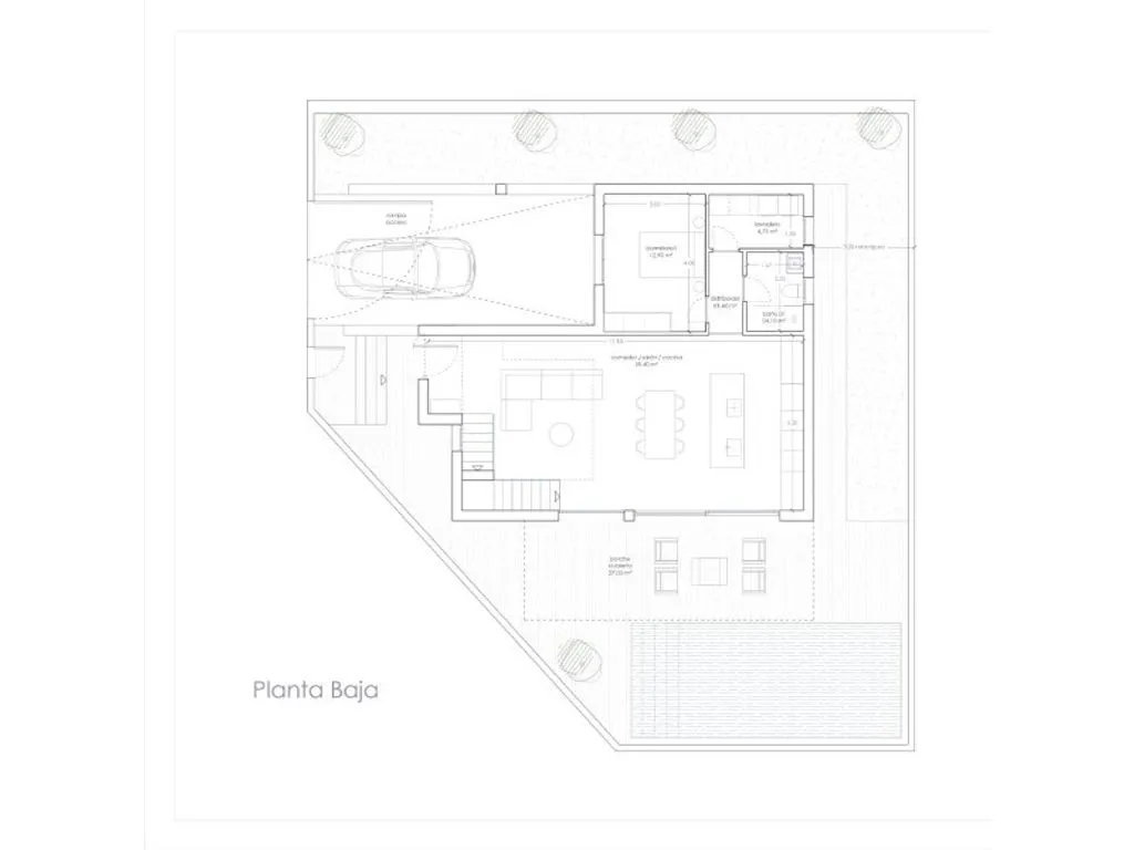 Plan - Luxury Chalet with Golf Access in Vera