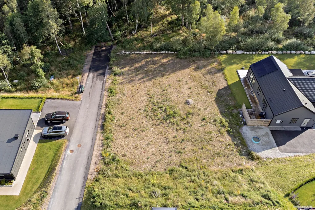 Vue aérienne - Plot for Building in Svenstorp, Skåne