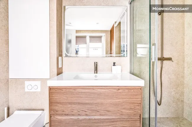 Salles de bain - Appartement Design Architecte dans le Marais