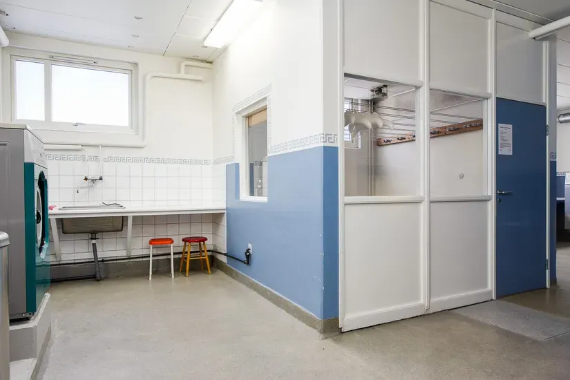 Buanderie - Two-Bedroom Flat with Balcony in Halland