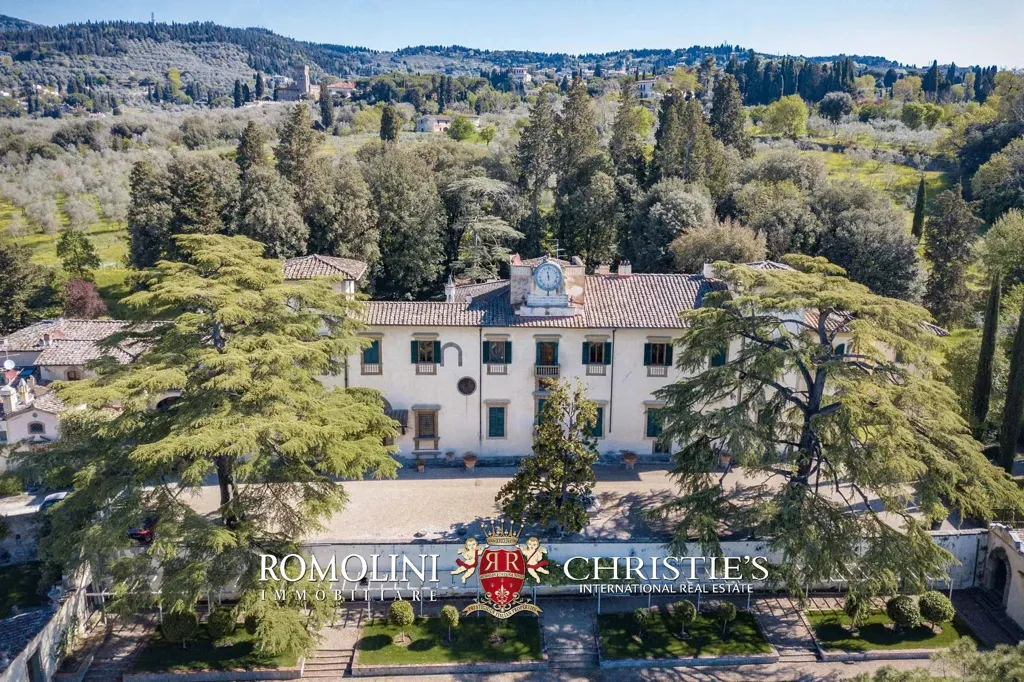 Vue aérienne - Historic Villa with Panoramic Views near Florence