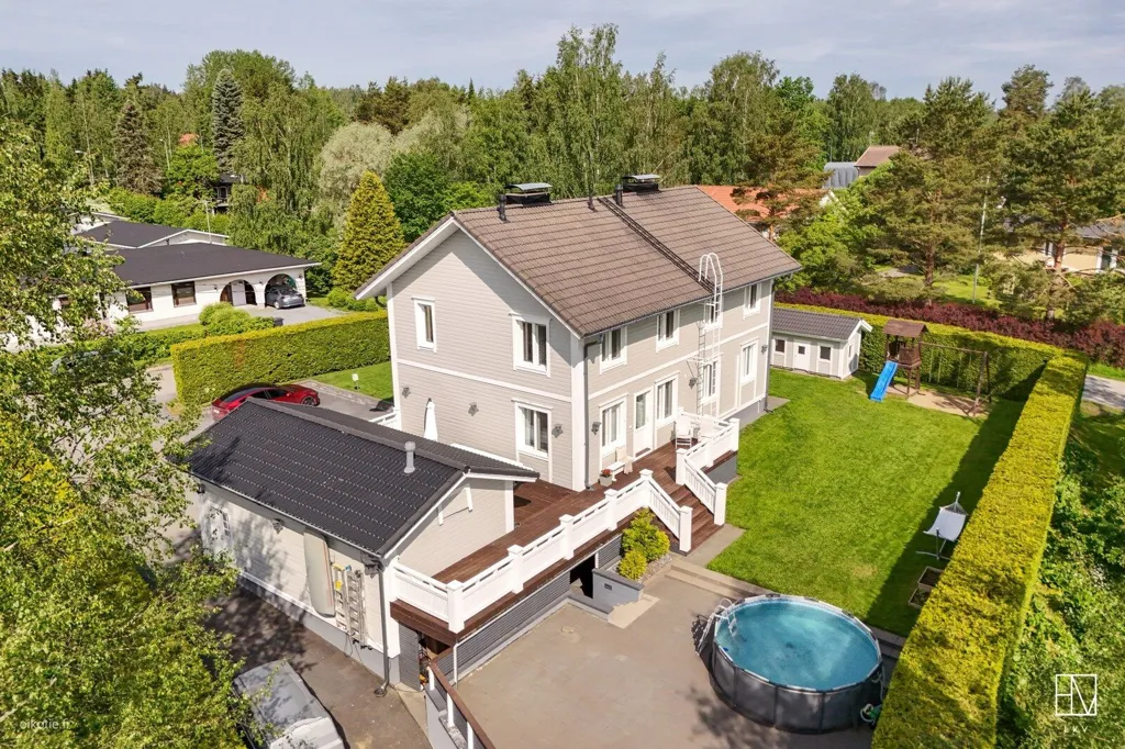 Vue aérienne - Converted Loft with Sauna in Lempäälä