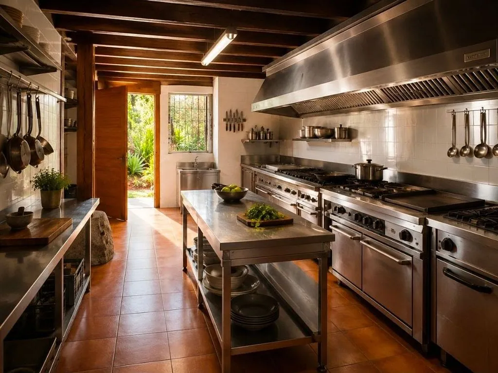 Cuisine - Chalet with Agroturismo in Valderejo