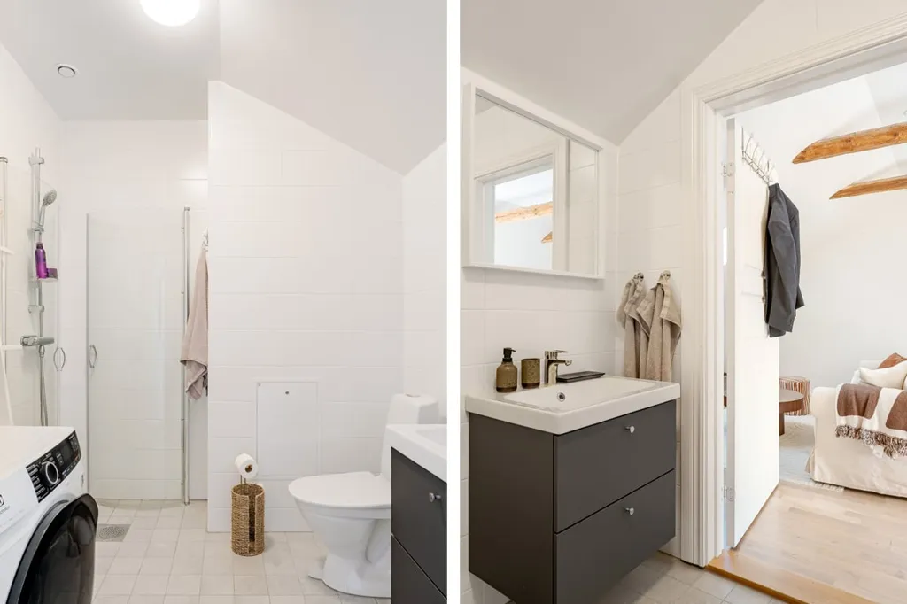 Bagni - Characterful Flat with City Centre Views in Jönköping