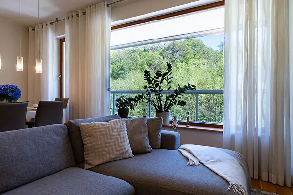 Séjour - Apartment with Sea View in Viimsi Centre