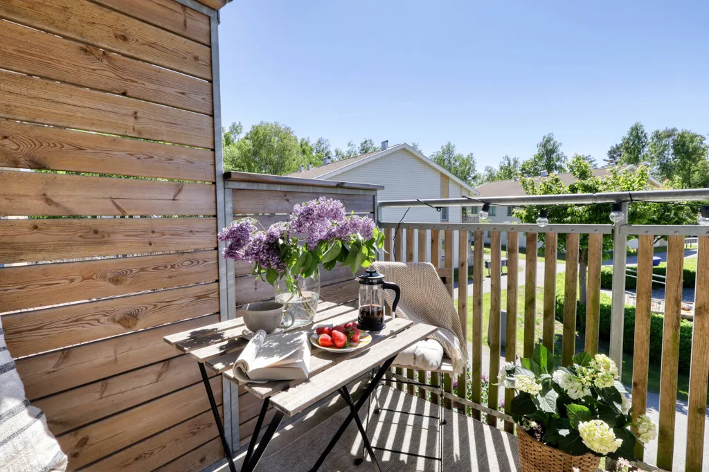 Balcone - Modern Apartment with Garden View in Göteborg