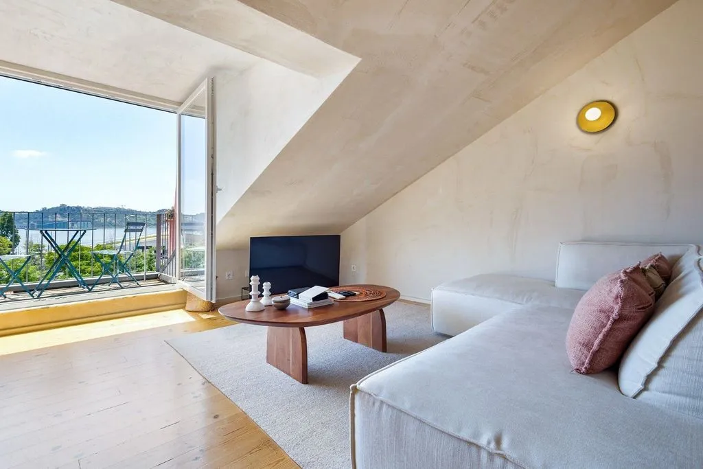 Séjour - Refurbished Duplex Flat with River View in Belém