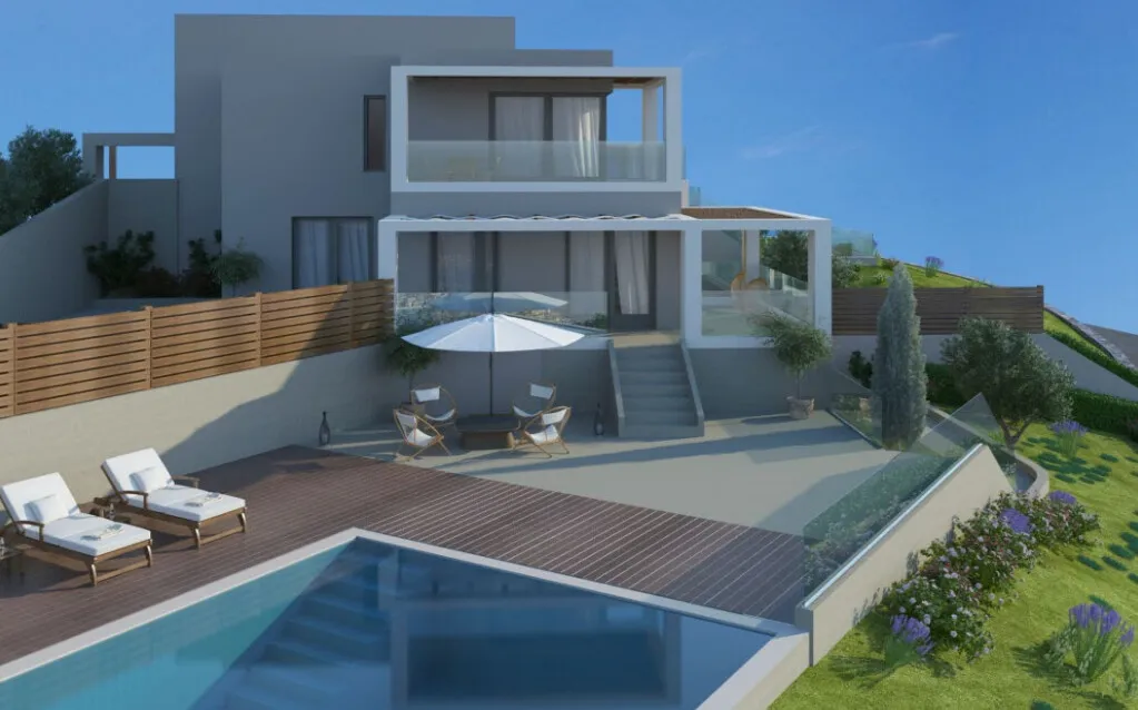 4-toaline maja asukohas Crete