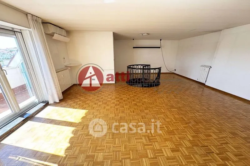 Living Room - Bi-Level Attic Apartment with Sea View in Trieste