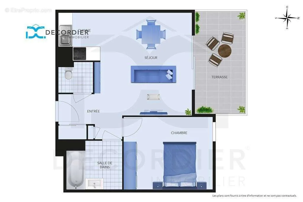 Plan - Appartement avec Balcon proche Embarcadère à Evian-les-Bains