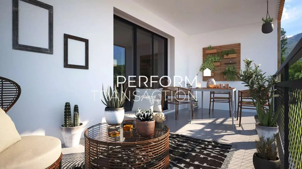 Terrasse - Appartement avec balcon à Échirolles