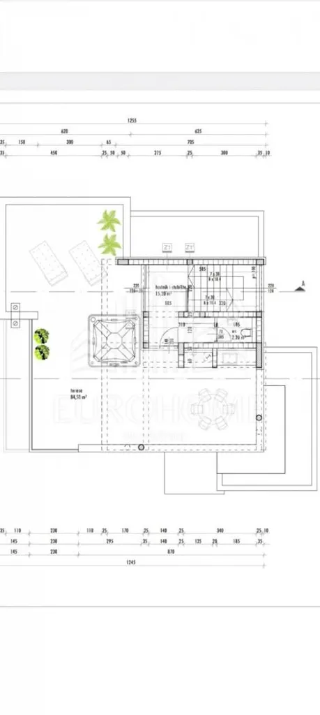 Plan - Modern Villa with Sea View in Ražanac