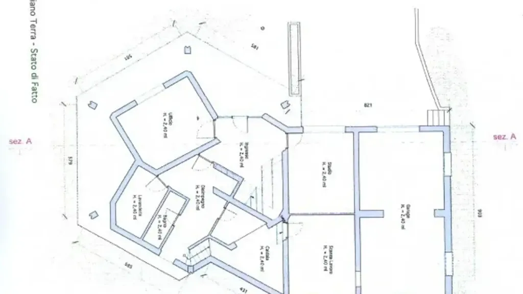 Plan - Villa with Panoramic View in Montebelluna