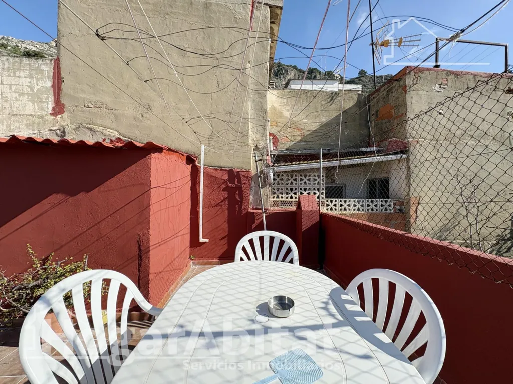 Terrasse - Reformed House with Terrace in Cullera Centre