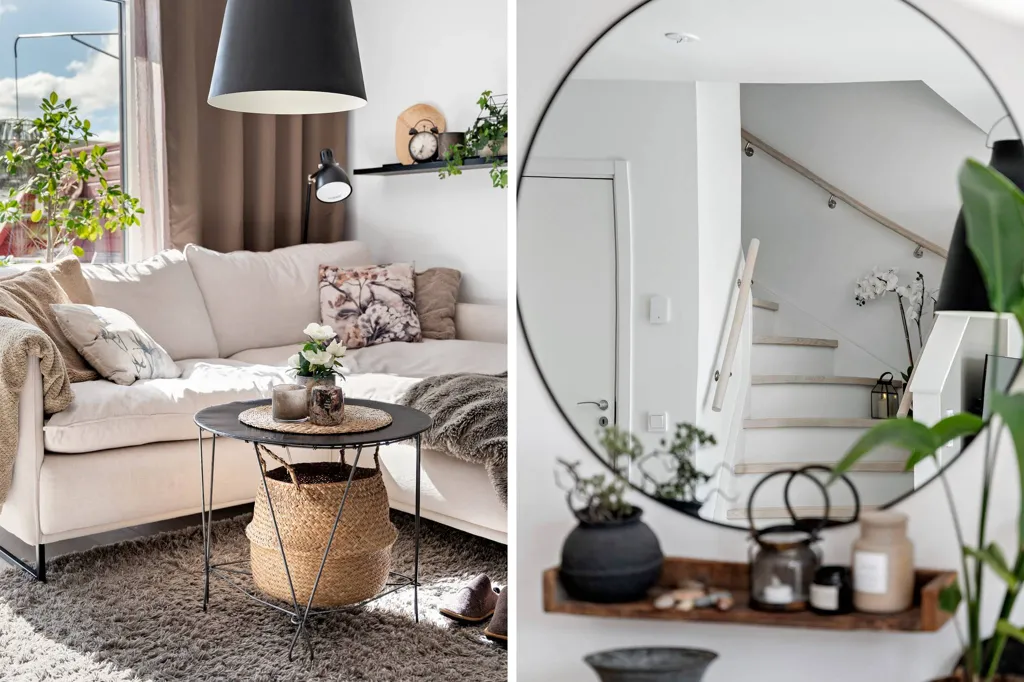 Séjour - Apartment with Balcony in Skellefteå