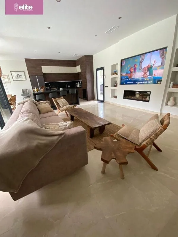 Séjour - Single-Storey Chalet with Pool in El Juncal