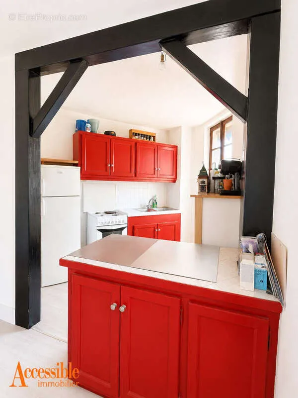 Cuisine - Appartement Lumineux avec Balcon à Aix-les-Bains
