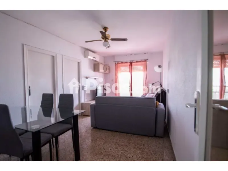 Séjour - Student Flat with Terrace in Zapillo, Almeria