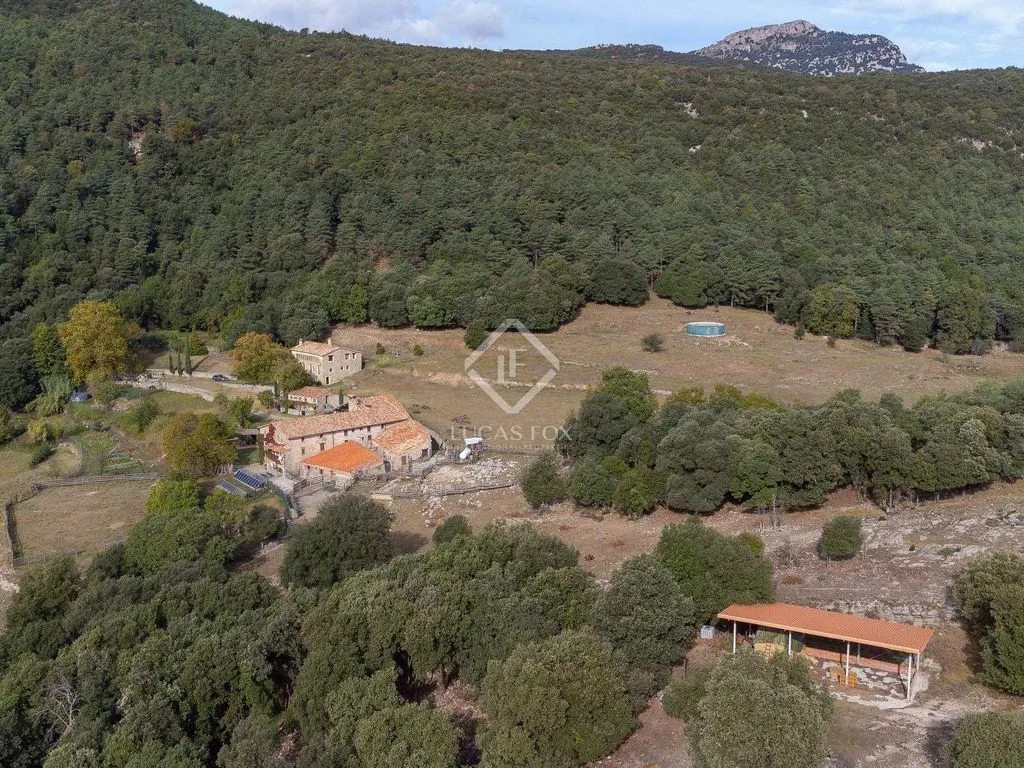 Vista aerea - Country House with Pool in Alta Garrotxa