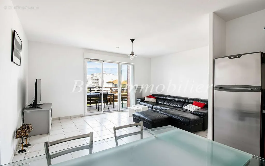 Séjour - Appartement de plain-pied avec terrasse à Biscarrosse Plage