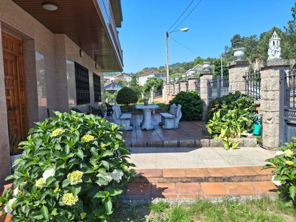 Terrasse - Chalet with Garden in Cabeza de Vaca, Ourense