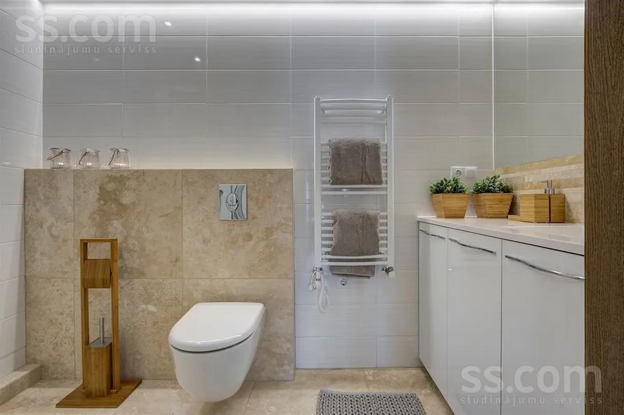 Salles de bain - Modern 2-Bedroom Flat in Riga Centre