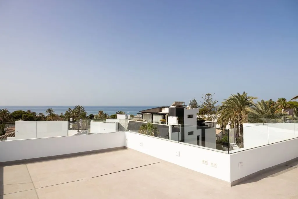 Terrasse - Modern Villa with Sea View in Marbella East