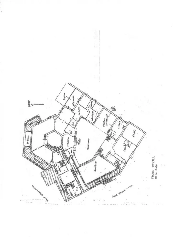 Plaan - Luxury Villa with Panoramic Views in Colleromano, Rome