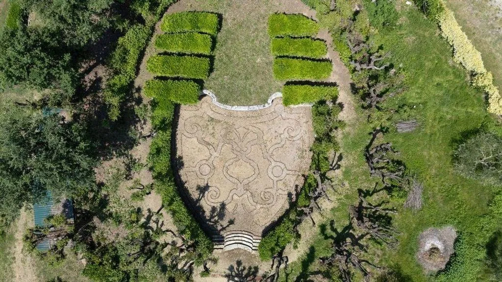 Õhuvaade - Baroque Villa with Private Garden in Siena