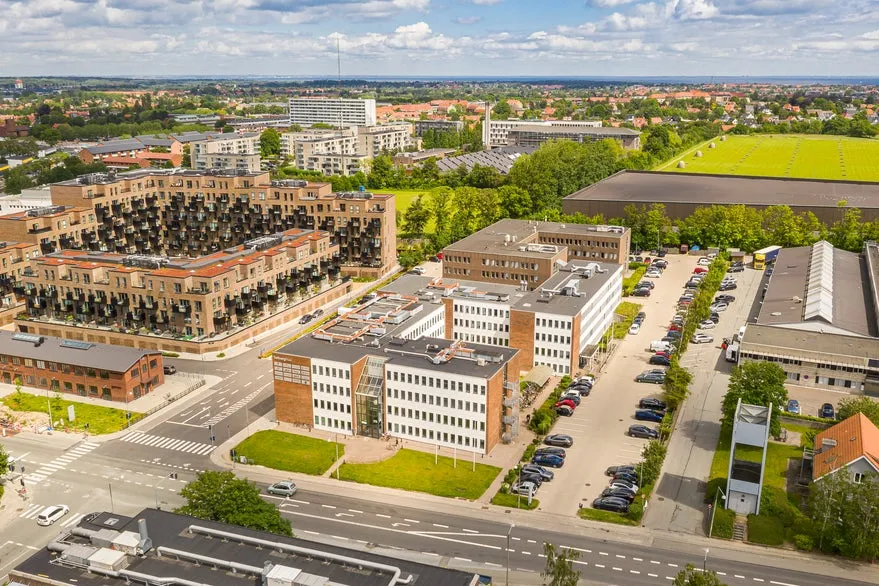 Vue aérienne - Flexible Office Space in Søborg