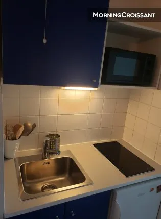 Köök - Furnished Studio with Lift in Nantes Centre