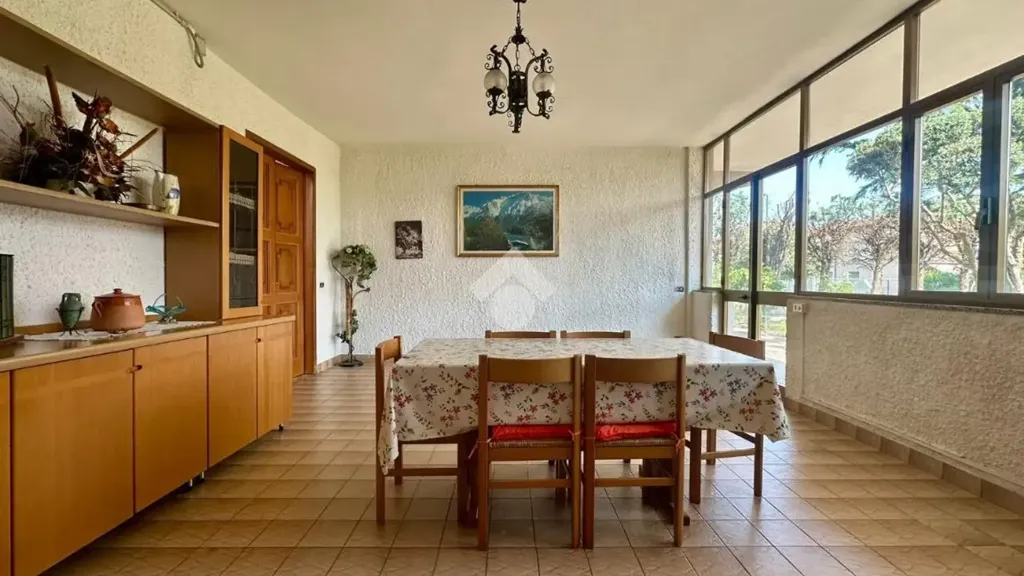 Dining Room - Ground Floor Apartment with Veranda in Ghisalba