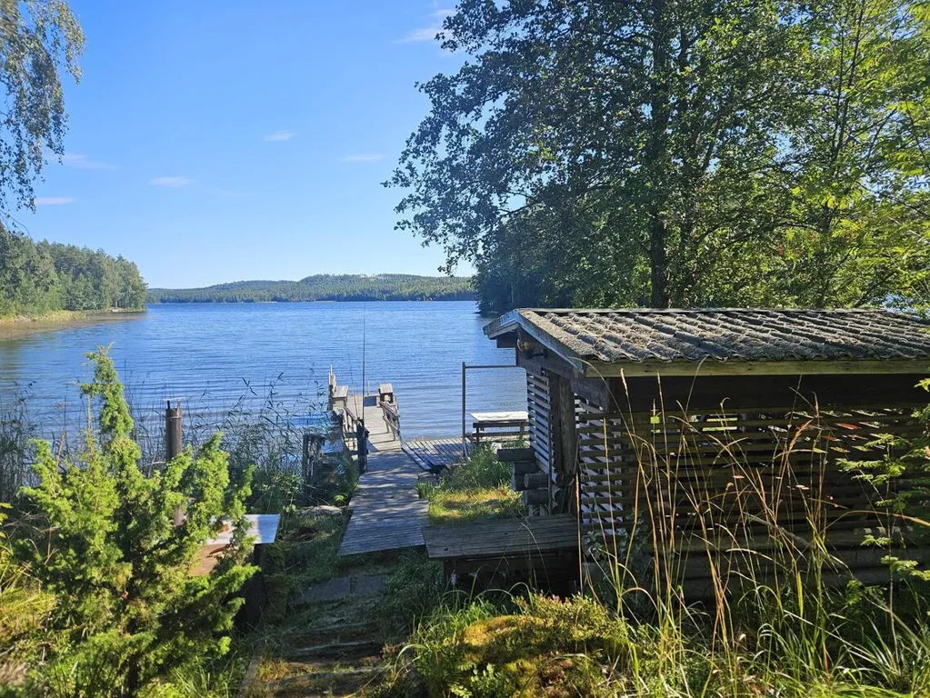 Garden - Detached House with Lake View in Sysmä