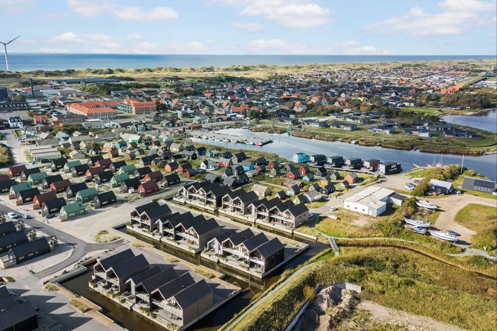 Vue aérienne - Maison 3 pièces à Hvide Sande