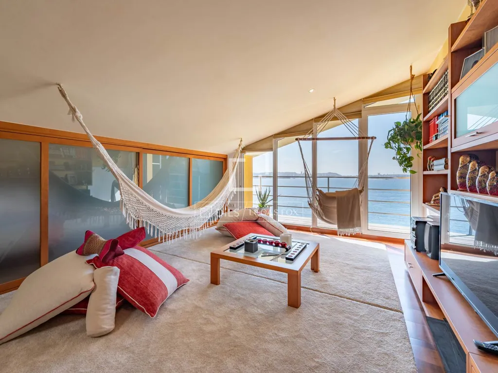 Séjour - Terraced Villa with Sea Views in Lians, A Coruña
