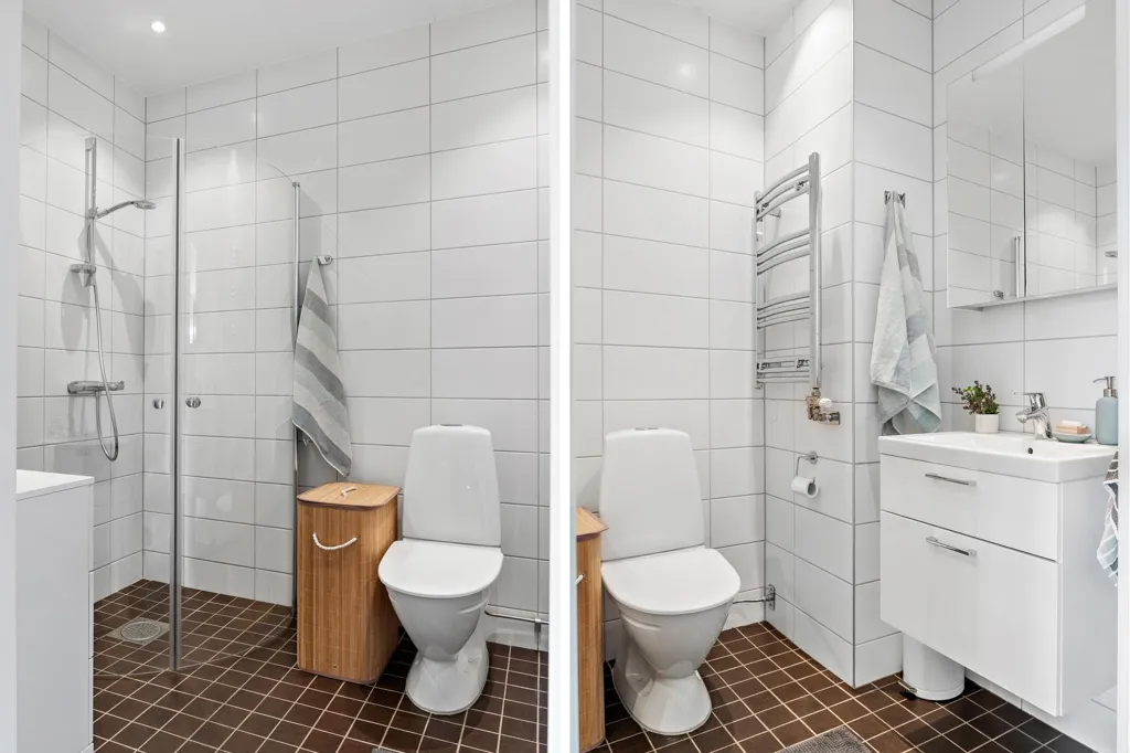 Salles de bain - Modern Terraced House with Solarium in Kolla Parkstad