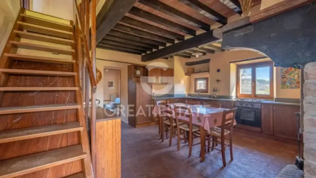 Dining Room - Restored Tuscan Casale with Pool in Padonchia