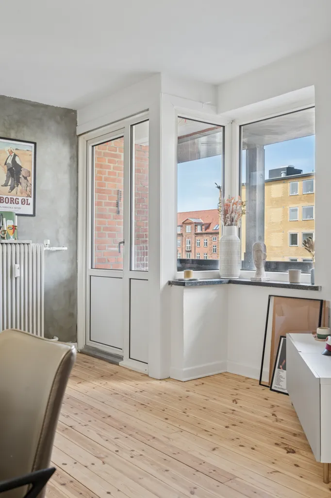 Séjour - Modernised Flat near Randers Station