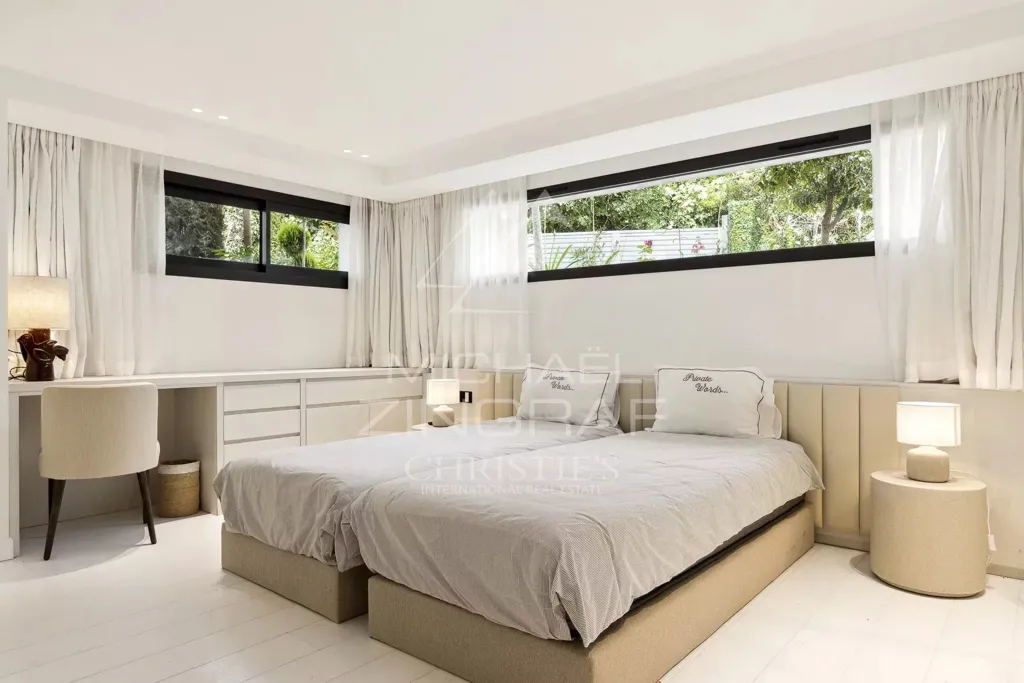 Chambres - Villa de luxe avec vue mer à Cannes