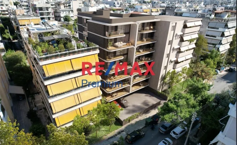 Vue aérienne - Modern Apartment with Parking in Palaió Fáliro