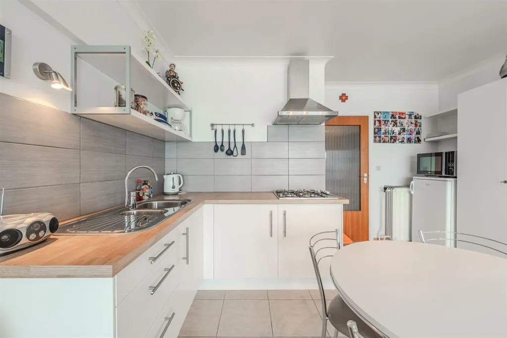 Köök - Studio with Frontal Sea View in Middelkerke