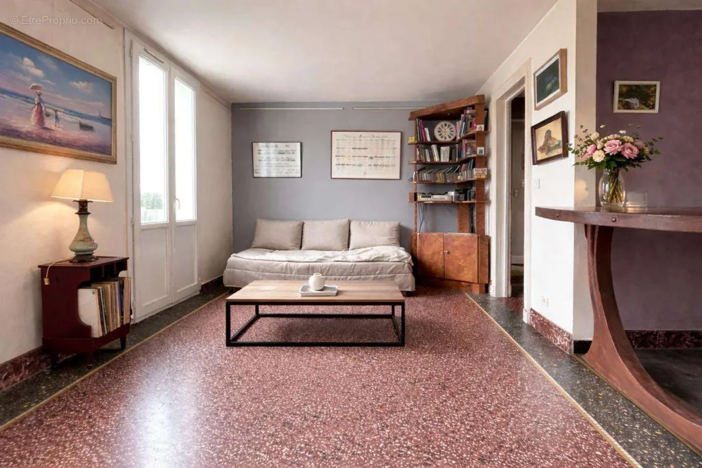 Séjour - Maison Art Déco avec Piscine à Cadillac