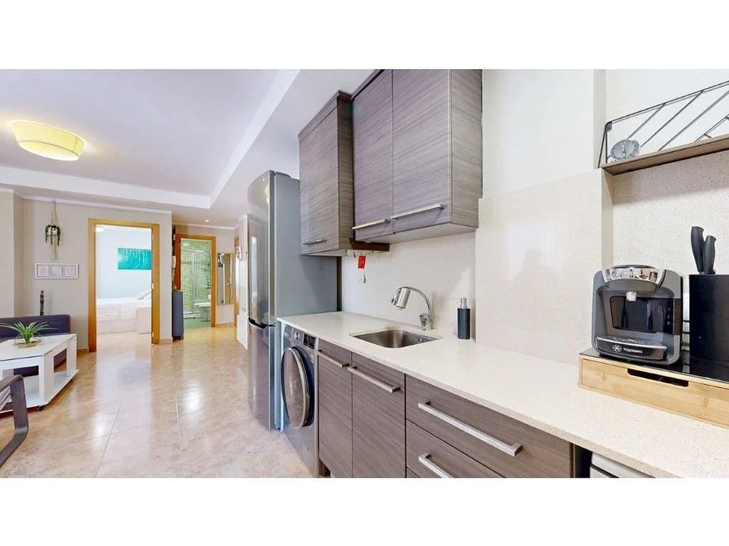 Cuisine - 1-Bedroom Apartment with Terrace in Chilches