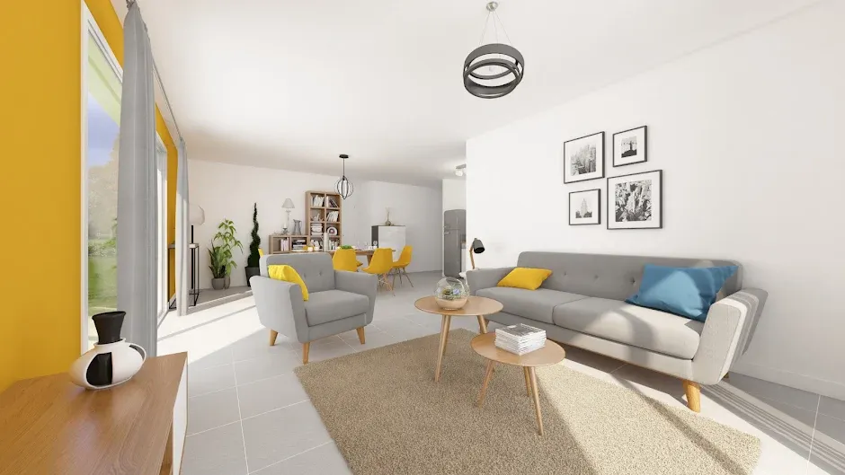 New 4-Piece House with Constructible Land in Menars