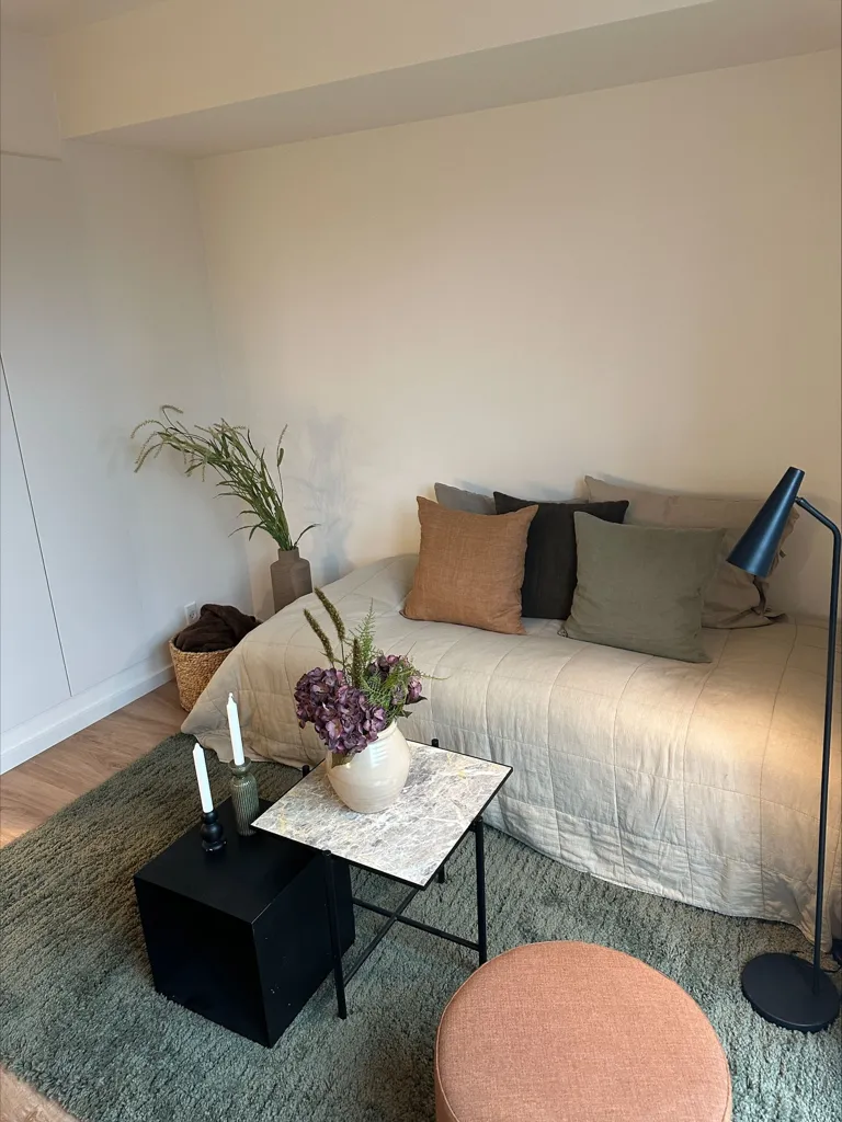 Séjour - 1-Bed Flat with Balcony in Risskov