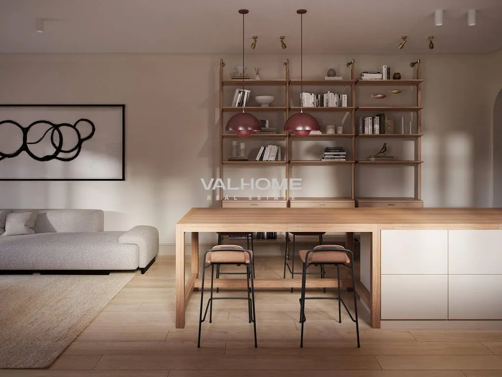 Kitchen - Luxury Apartment with Double Orientation in Barcelona