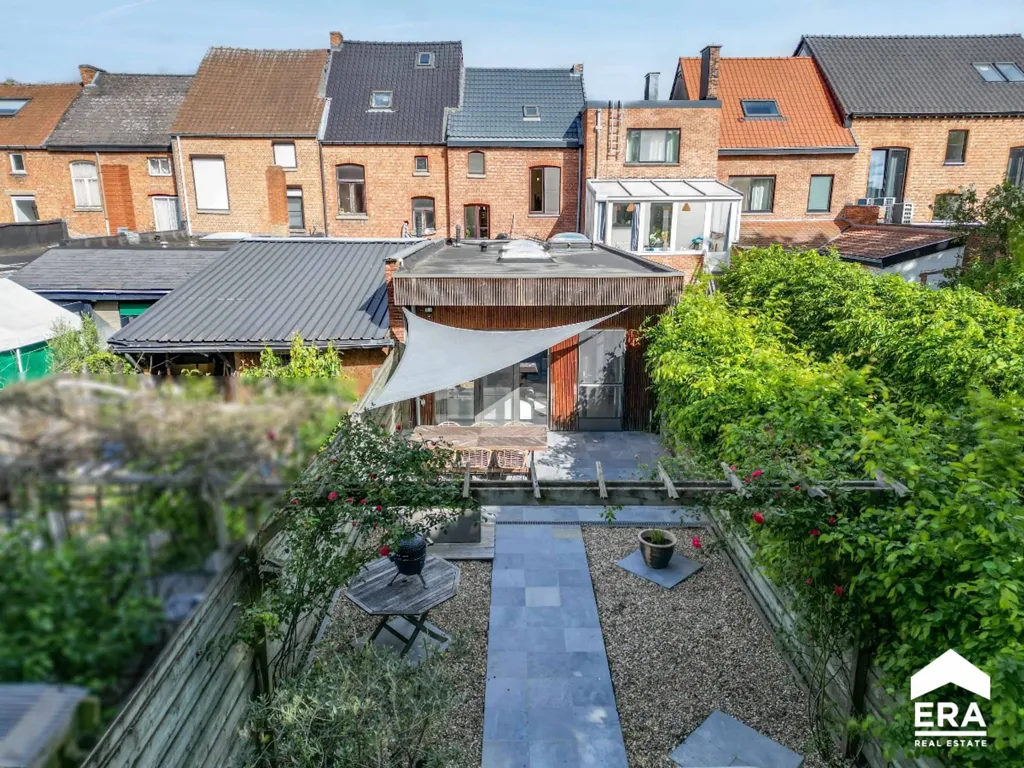 Vue aérienne - Maison de 3 Chambres avec Terrasse à Hasselt