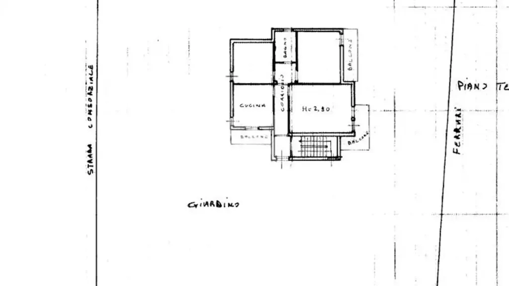 Plan - Apartment with Garden in Clusane, Iseo