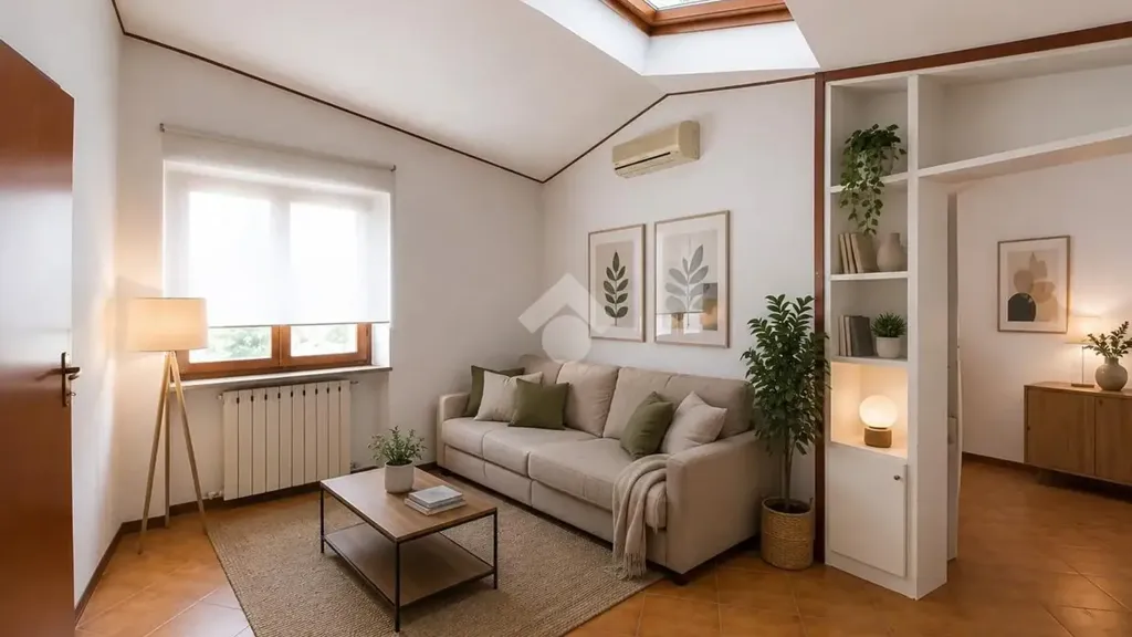 Soggiorno - Quadrilocale with Private Balcony in Pisa