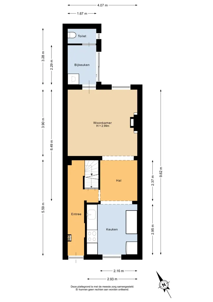 Plan - Maison 4 pièces à Utrecht